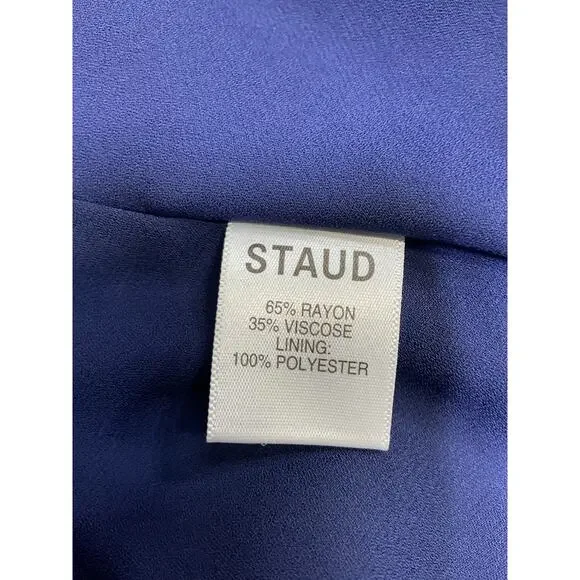 Staud 'Bellamy' Navy Dress Size M